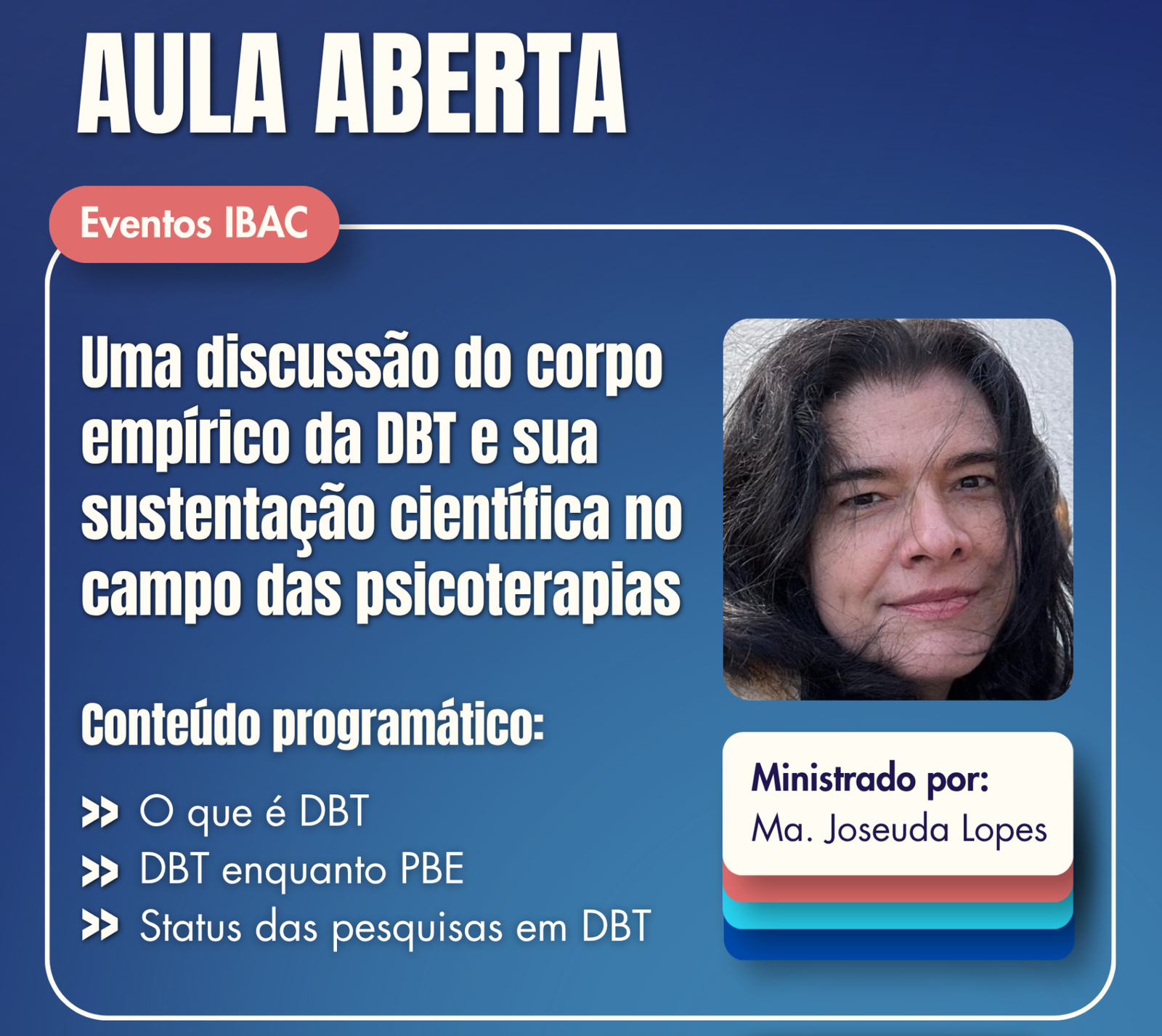 Aula Aberta – DBT 22026 (1) Aula Aberta - DBT 22026 (1)